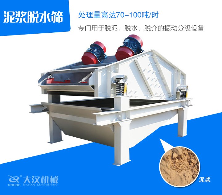 專門用于脫泥、脫水、脫介的振動分級設(shè)備