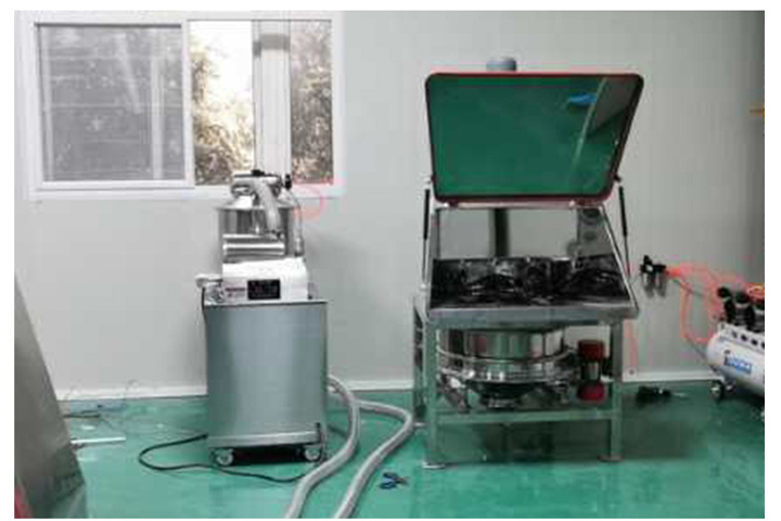 噴射式自清潔高密度濾芯，無(wú)需經(jīng)常更換，無(wú)粉塵污染